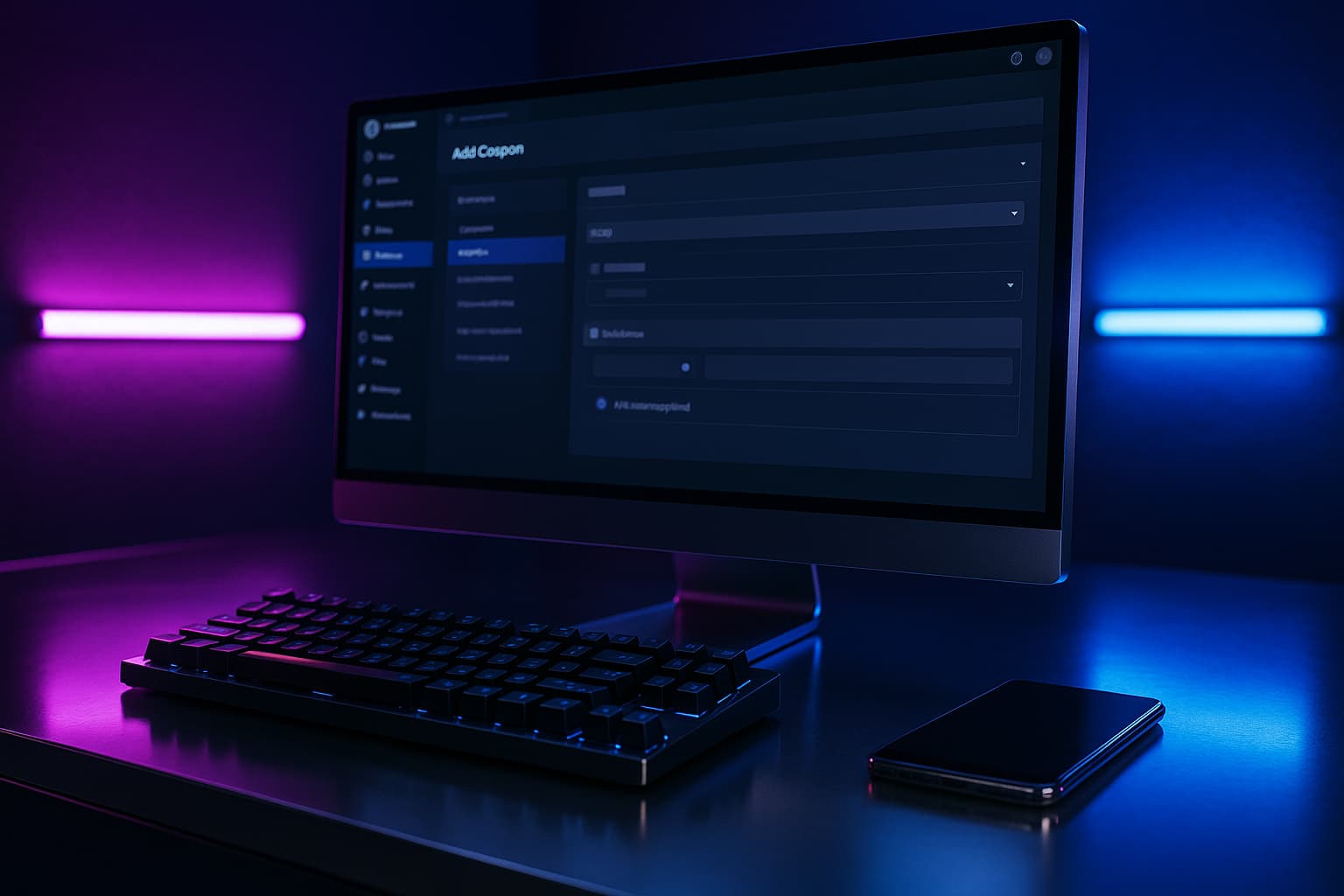 Illustration coupons WooCommerce et offres spéciales intelligentes sur WordPress avec IA Shop42