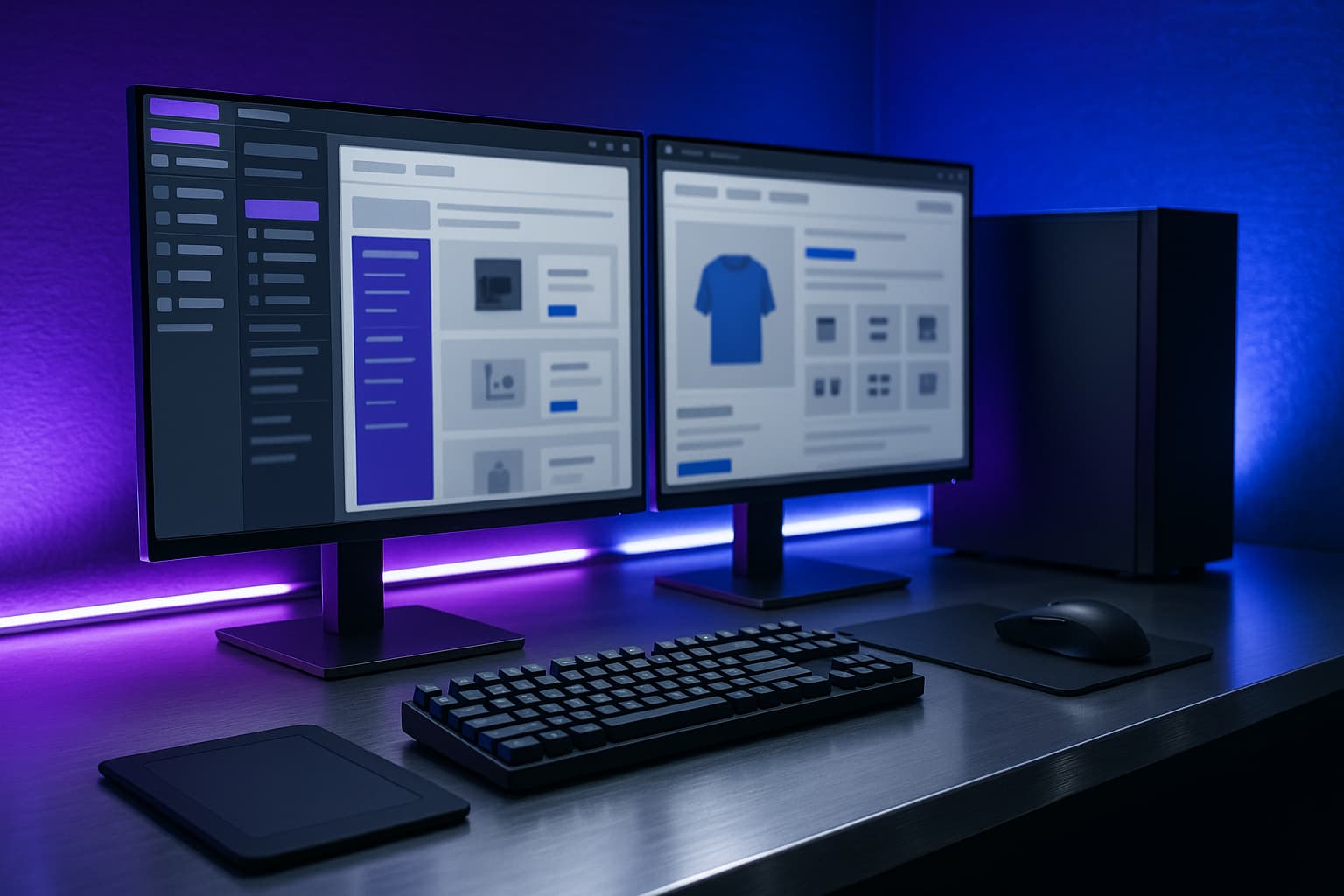 Photographie high-tech de création de boutique WooCommerce avec Elementor sur hébergement optimisé Shop42